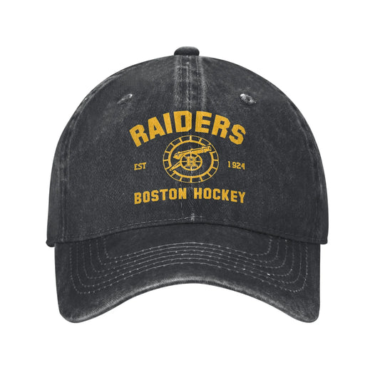 Vintage Boston Raiders Denim Snapback Baseball Cap