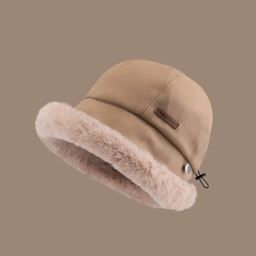 Fluffy Velvet Plush Bucket Hat