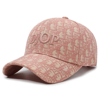 Printed Letter Duckbill Baseball Cap