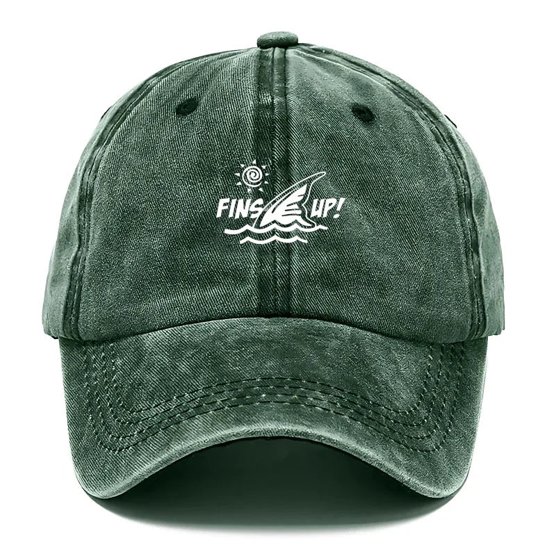 Vintage Washed Cotton Coastal Beach Life Baseball Cap