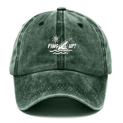 Vintage Washed Cotton Coastal Beach Life Baseball Cap