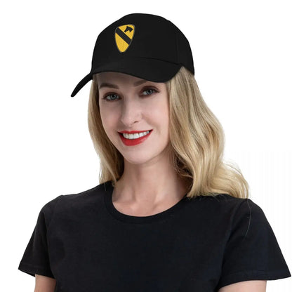 1st Cavalry Sunscreen Golf Baseball Cap