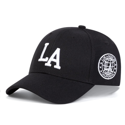 Children LA Letter Embroidery Baseball Caps