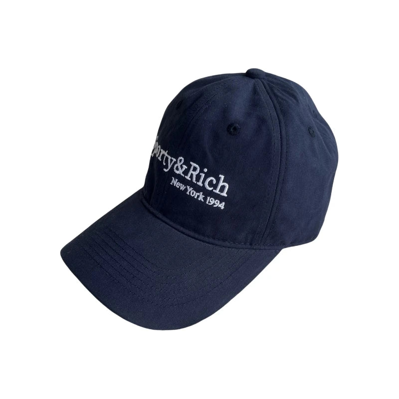 Rich Letter Embroidered Cap