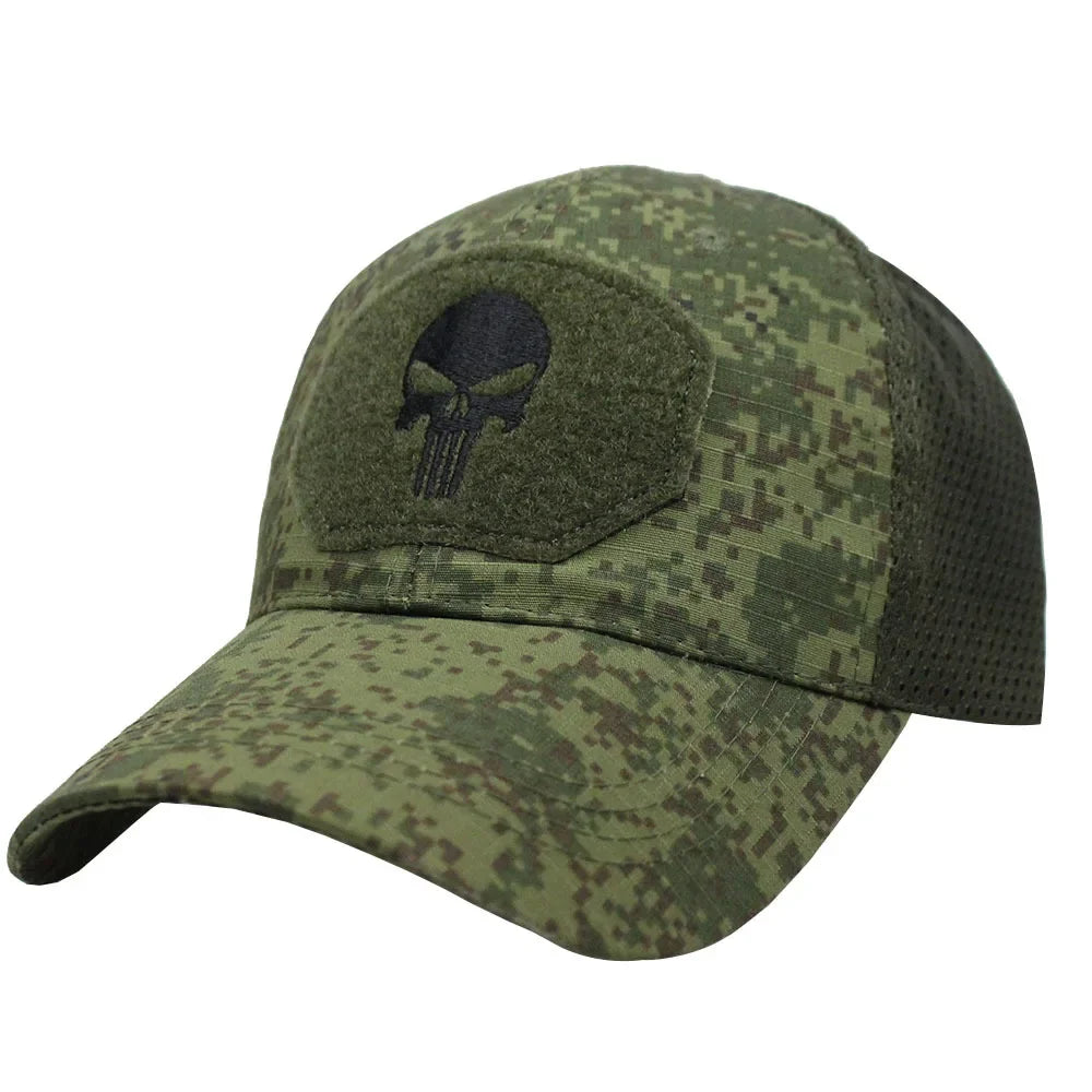 Camouflage Tactical Skull Baseball Cap