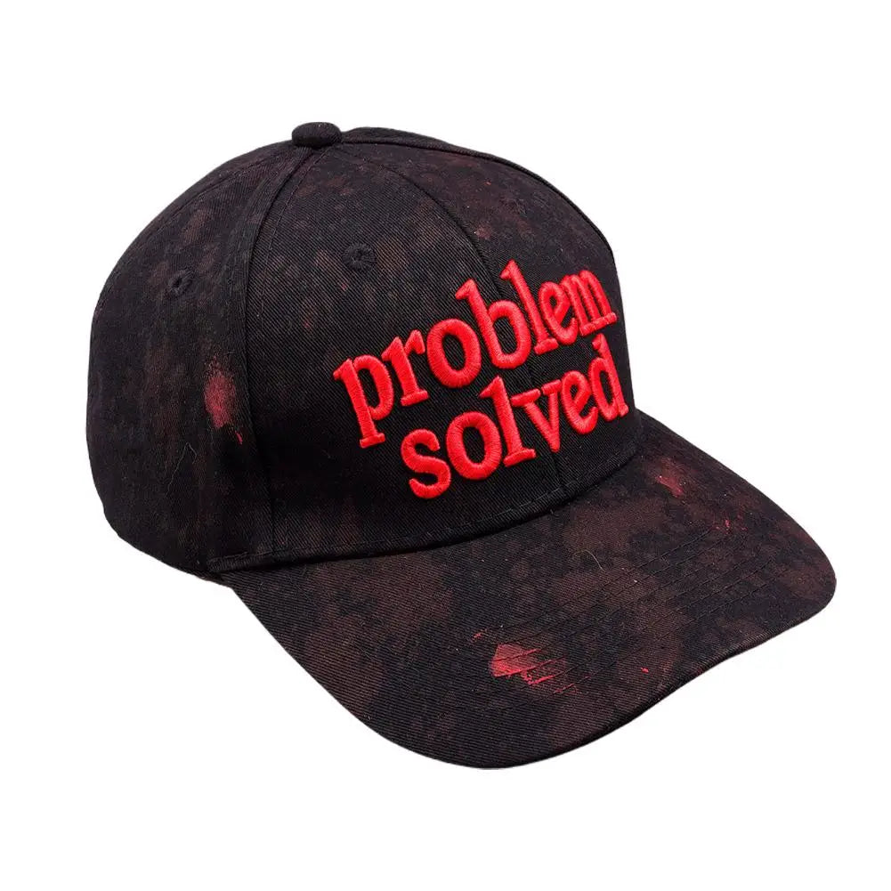Problem Solved Embroidered Baseball Cap Unisex