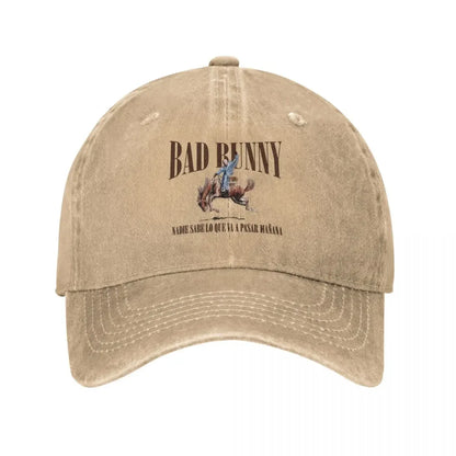 Bad Bunny 2024 Tour Nadie Sabe Retro Baseball Cap