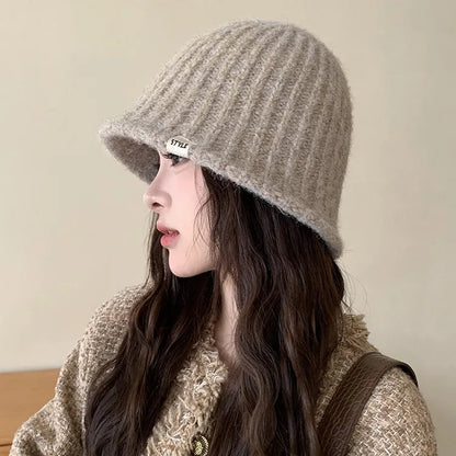 Knit Woolen Bucket Hat
