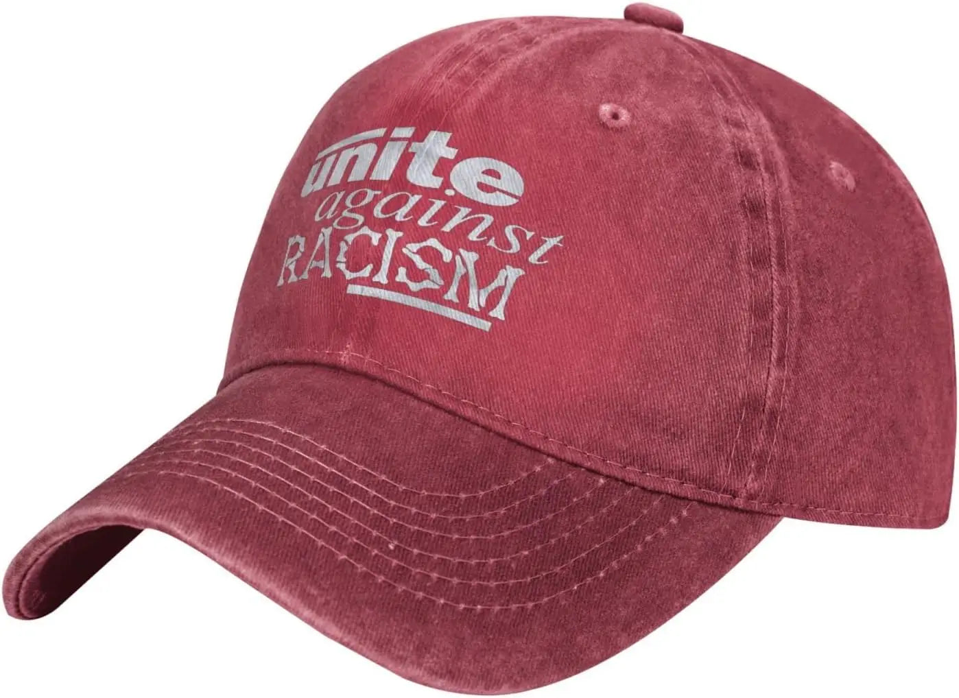 Unite Against Racism Cotton Distressed Baseball Cap
