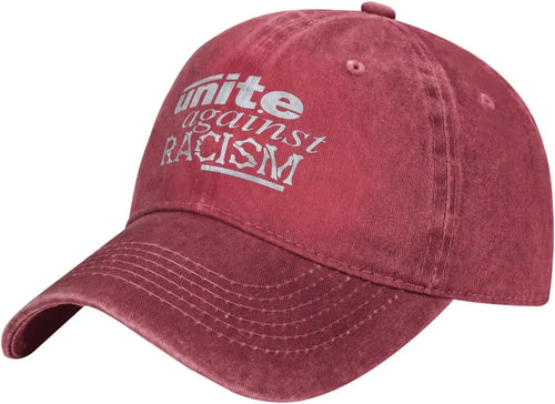Unite Against Racism Cotton Distressed Baseball Cap
