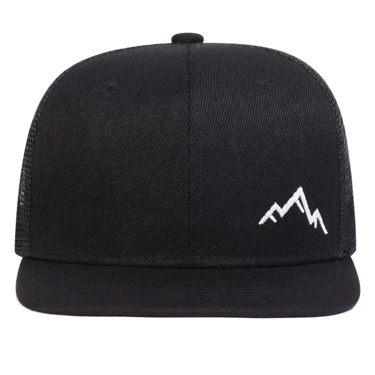 Unisex Mountain Embroidery Hip-hop Net Hats
