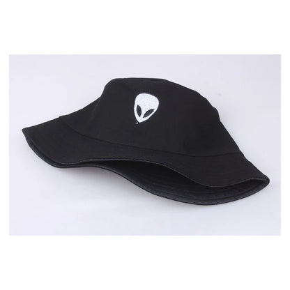 Unisex Embroidered Alien Bucket Hat