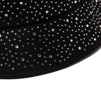 Y2K Rhinestone Cotton Bucket Hat