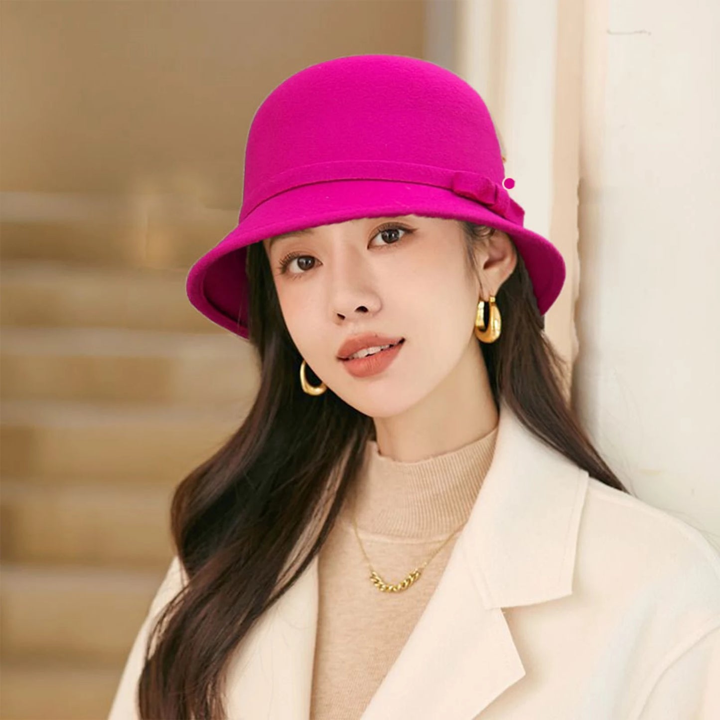 Retro British Wool Fisherman Bucket Hat