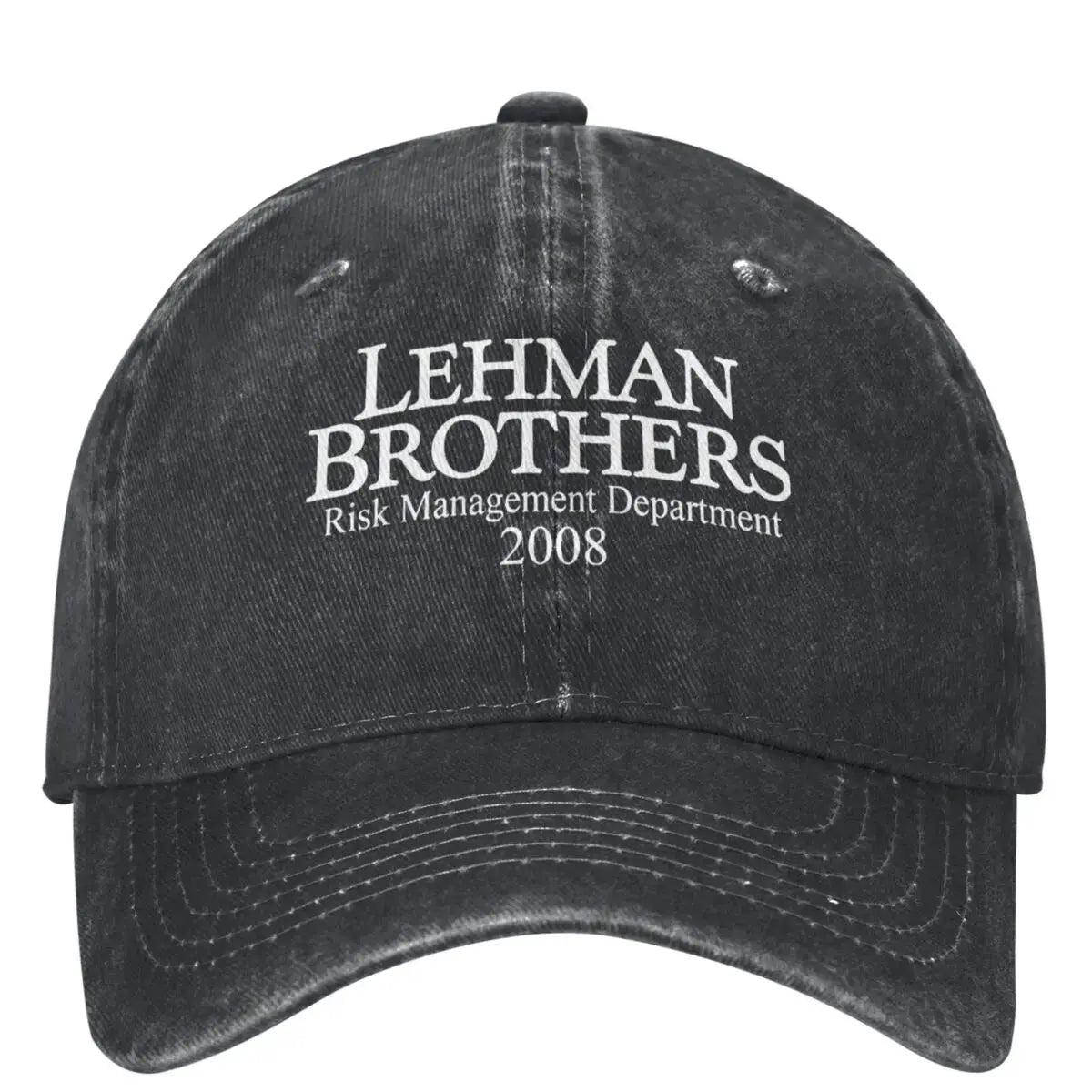 Lehman Brothers Embroidery Vintage Trucker Cap Unisex