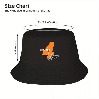 Lando Norris Motorcycle Racing Bucket Hat