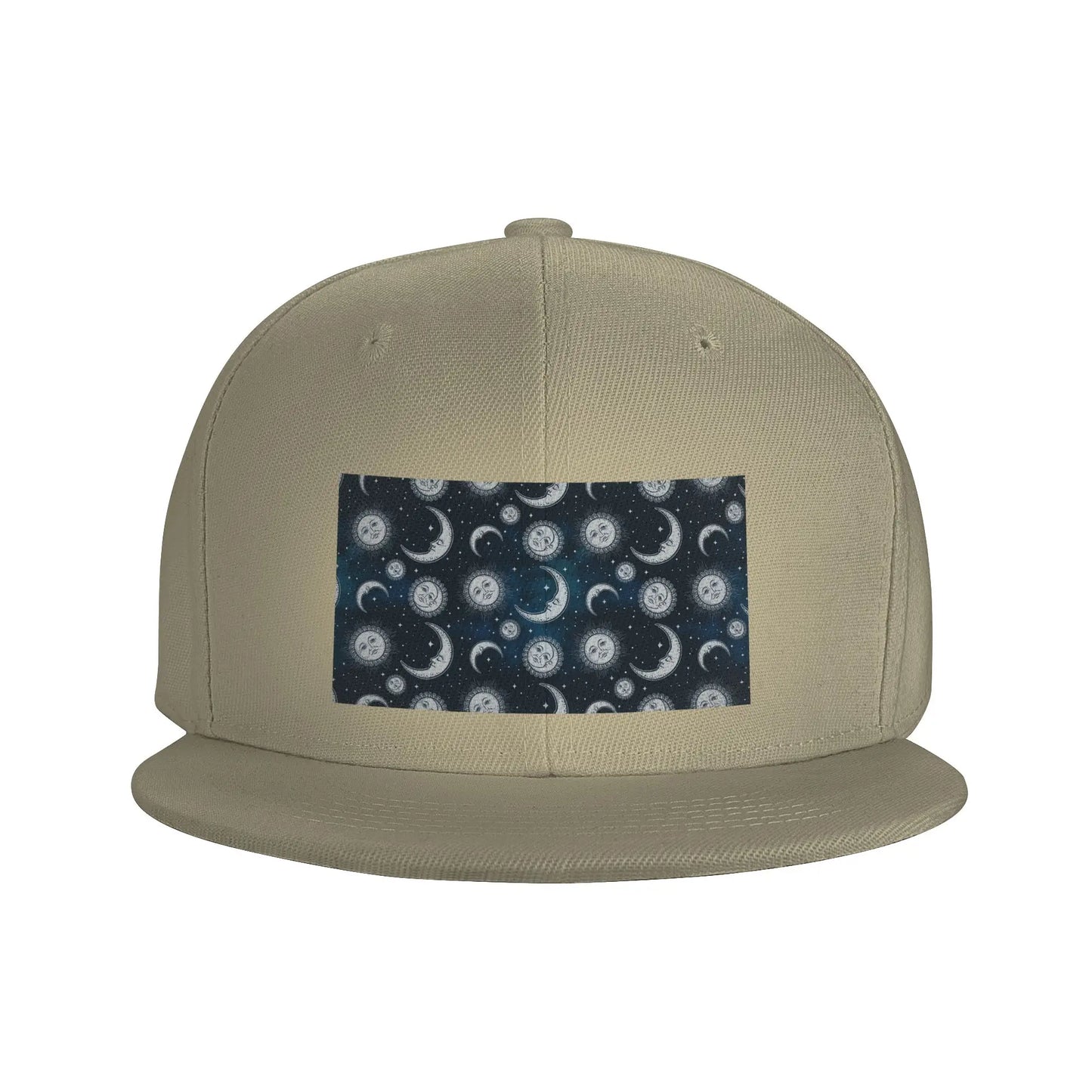 Celestial Mystic Sun Moon Snapback Cap