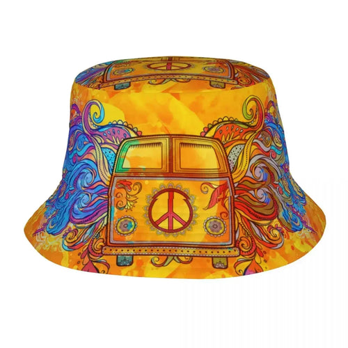 Hippie Mini Van Retro Bucket Hat