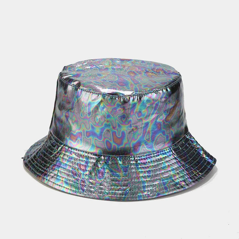 PU Leather Waterproof Bucket Hat