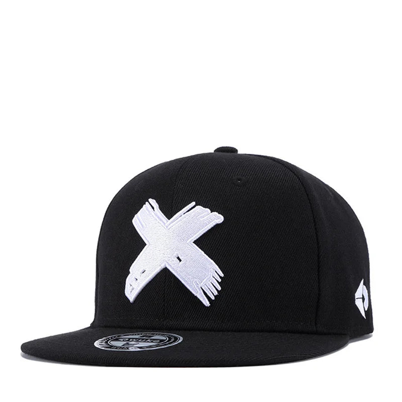 Unisex Simple Letter X Embroidery Hip-hop Hats