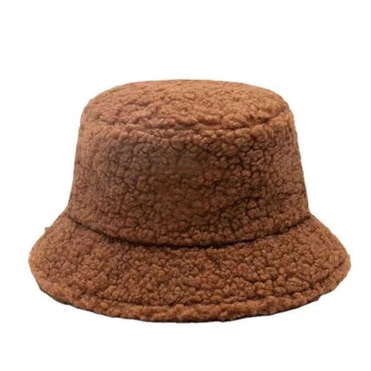 Korean Plush Fleece Lined Bucket Hat