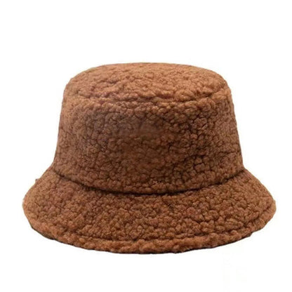 Korean Plush Fleece Lined Bucket Hat