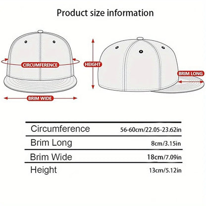 Praying Hands Graphic Hip Hop Flat Brim Snapback Cap