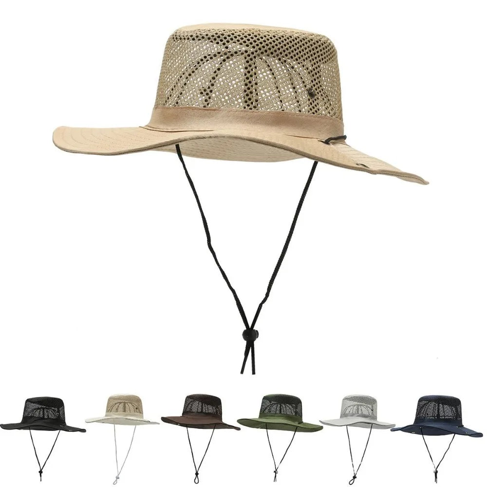 Breathable Foldable Mesh Bucket Hat