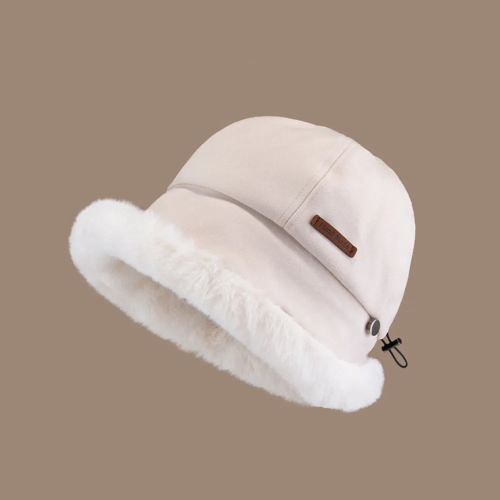 Fluffy Velvet Plush Bucket Hat