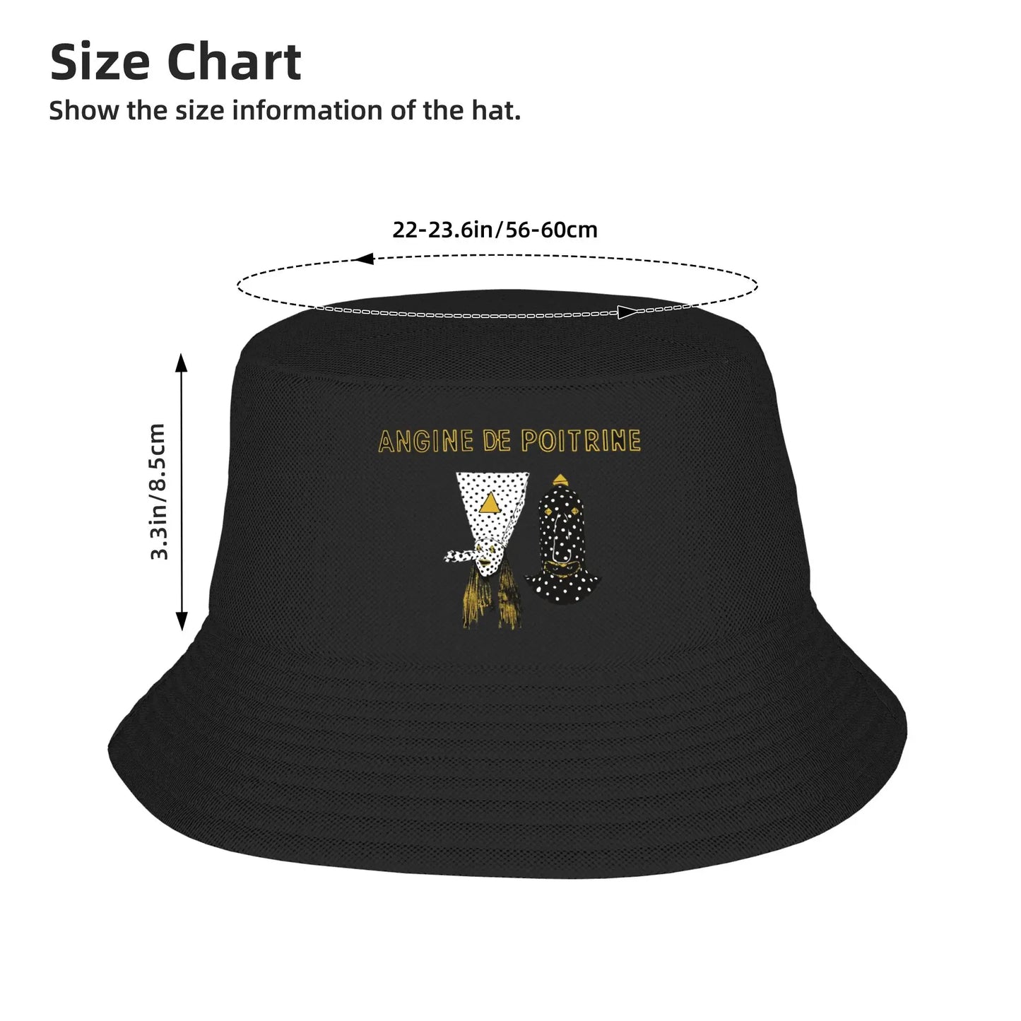 Angine De Poitrine Music Design Bucket Hat