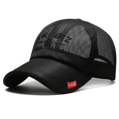 Men's Summer Mesh Breathable Quick Dry Baseball Cap
