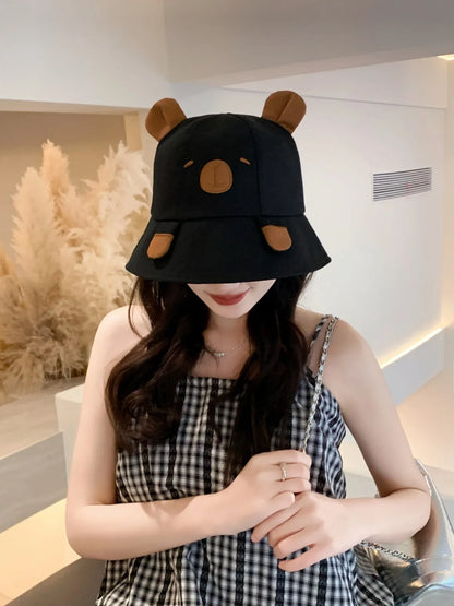 Unisex Cute Dog - Bear Cartoon Bucket Hat