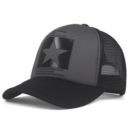 Pentagram Mesh Street Dance Baseball Cap