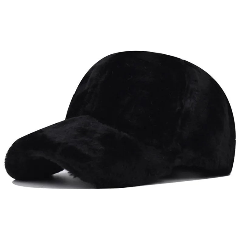 Faux Wool Winter Warm Beanie Cap