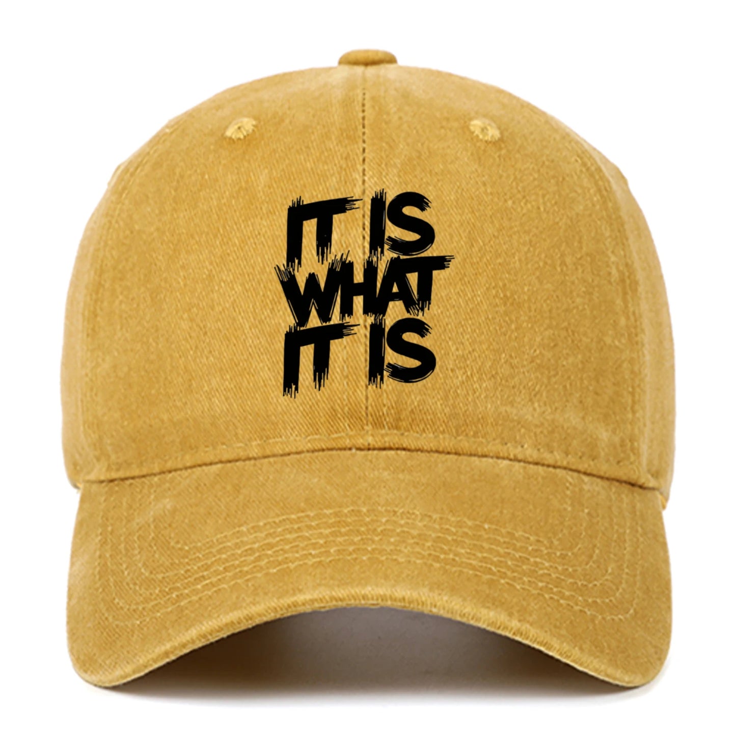 Black Letter Print Casual Street Baseball Cap