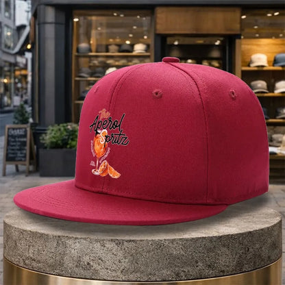 Aperol Spritz Cocktail Print Snapback Cap