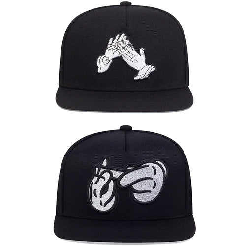 Cartoon Embroidered Unisex Sport Snapback Cap
