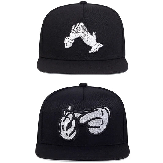 Cartoon Embroidered Unisex Sport Snapback Cap