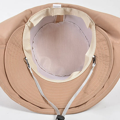 European American Wide Brim Sun Bucket Hat