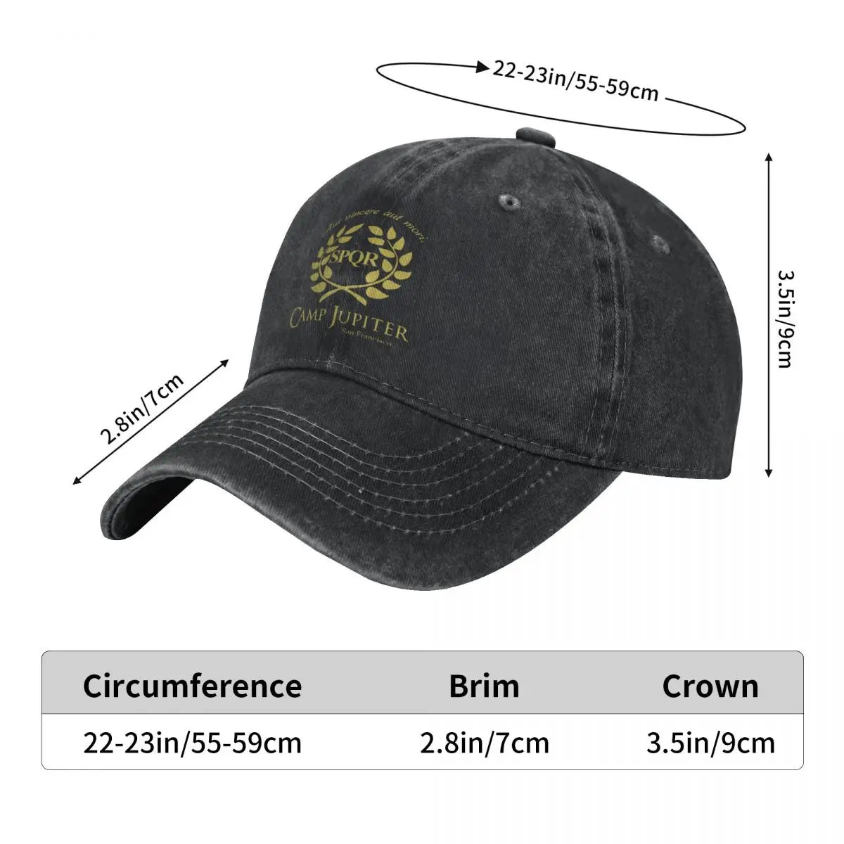Camp Half-Blood Camp Jupiter SPQR Baseball Cap