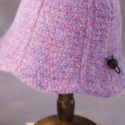 Wool Knitted Winter Bucket Hat
