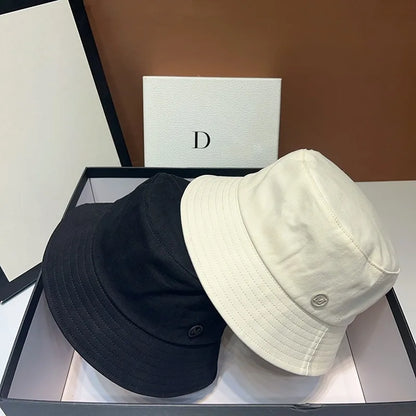 Japanese Luxury Letter M Sun Bucket Hat