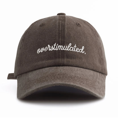 Camel Print Washed Baseball Cap