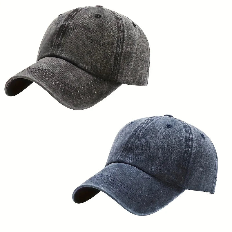 Men Women Unisex Baseball Cap Adjustable Solid Color Casual Hat
