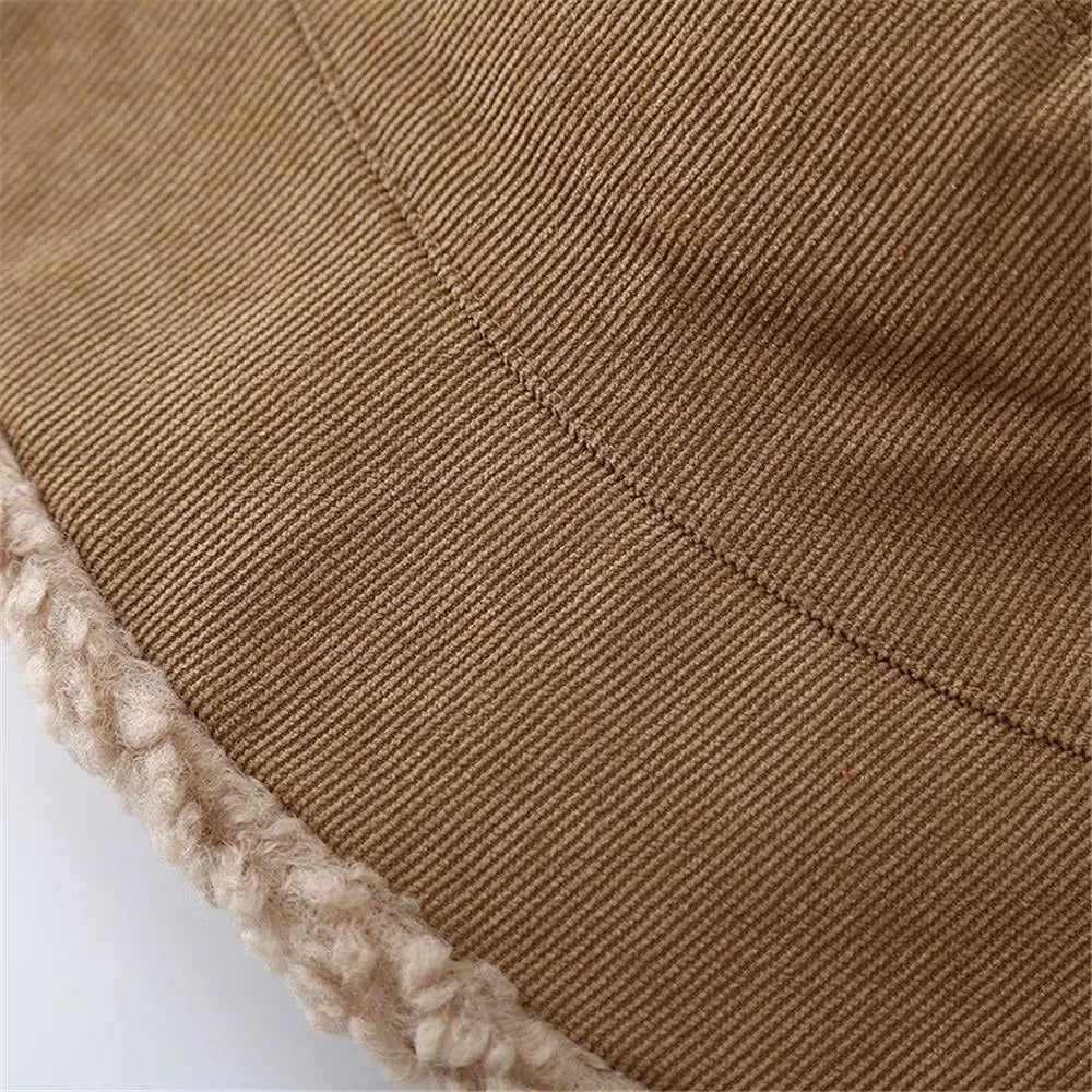 Reversible Lambswool Winter Bucket Hat