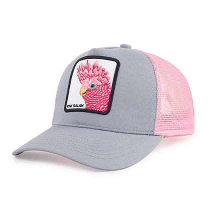 Color Block Cartoon Marine Animal Snapback Cap