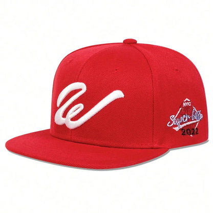 W Letter Embroidered Baseball Cap