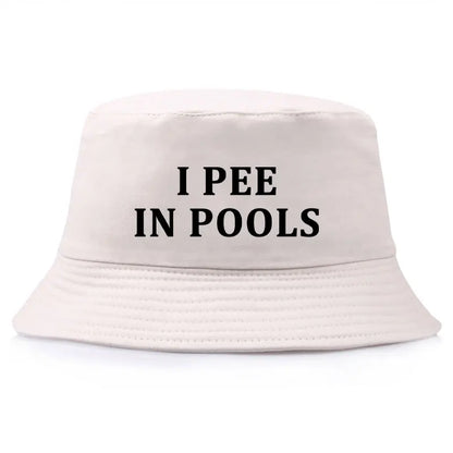I Pee In Pools Funny Bucket Hat