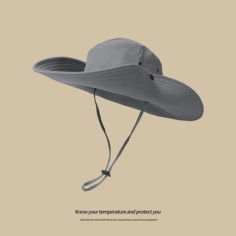 Unisex UV Protection Bucket Hat – Wide Brim Sun Cap