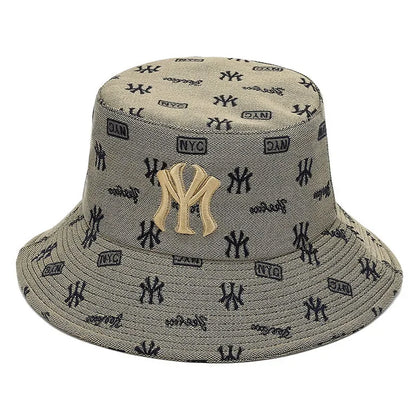 Unisex Letter Embroidery Fisherman Hat Women Summer